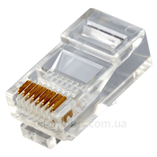 Конектор LogicPower (LP1923) RJ-45 UTP (колір прозорий)