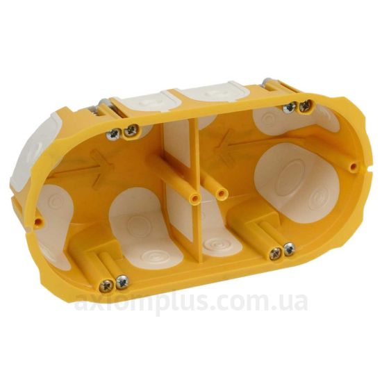 Желтый подрозетник Kopos KPL 64-50/2LD (8595568926968)