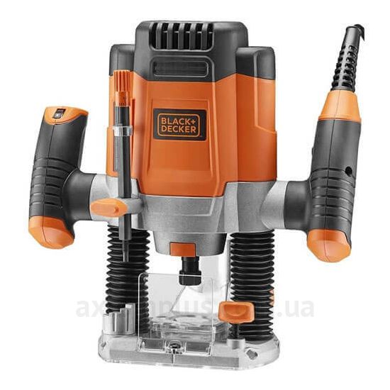 Помаранчевий фрезер Black&Decker KW1200E фото