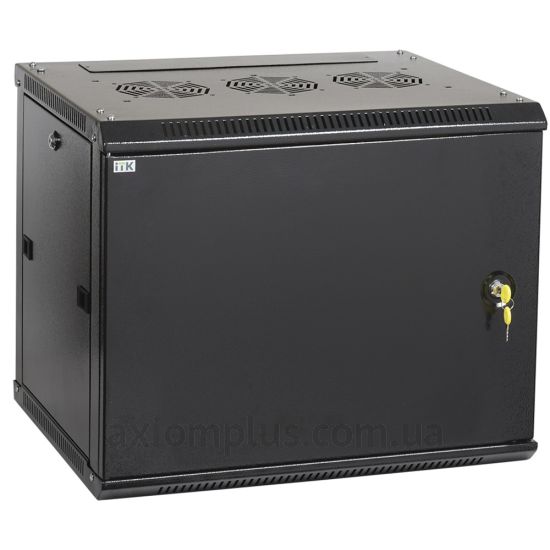 Черный серверный шкаф ITK LINEA W 12U фото LWR5-12U66-MF
