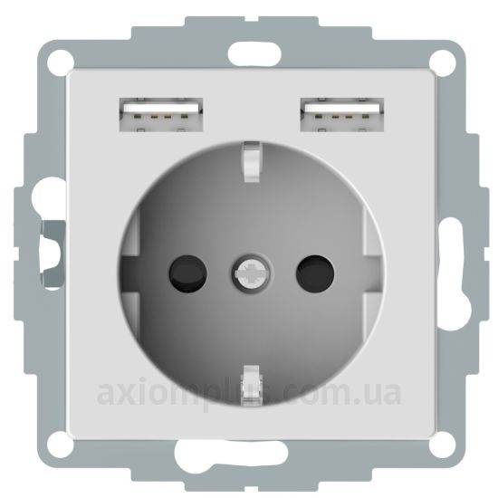 Фото Schneider Electric серії Merten System M-Elegance MTN2366-0325 білого кольору