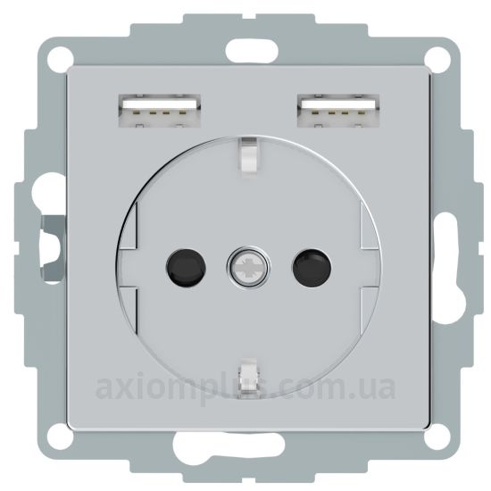 Фото Schneider Electric серии Merten System M-Elegance, Merten System M-Plan, Merten System M-Pure, Merten System M-Pure Decor MTN2366-0460 цвета алюминий