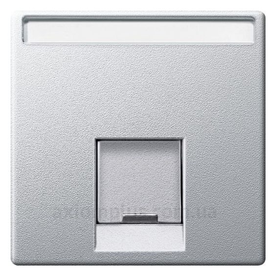 Зображення Schneider Electric з серії Merten System M-Elegance MTN465860 алюмінієвого кольору