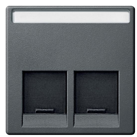 Зображення Schneider Electric серії Merten System M-Elegance MTN466514 антрацитового кольору