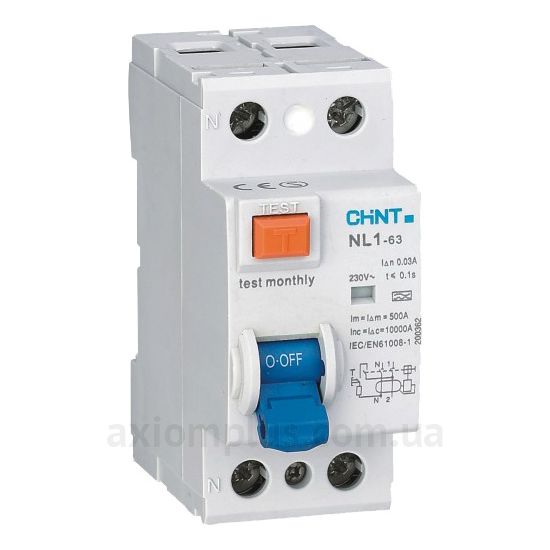 Chint NL1-63 6kA 2P A 40A-30mA фото