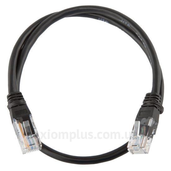 LogicPower (LP3027) - RJ-45 UTP cat.5e PVC 0,5м черный патч корд - фото