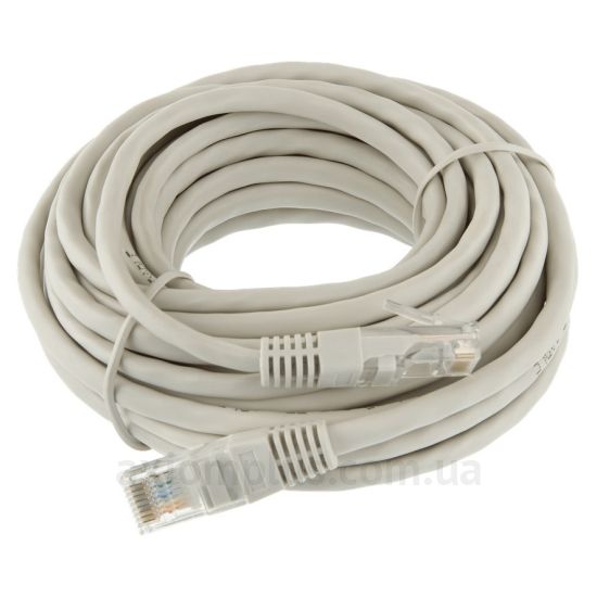 LogicPower (LP3016) - RJ-45 UTP cat.5e PVC 7м серый патч корд - фото