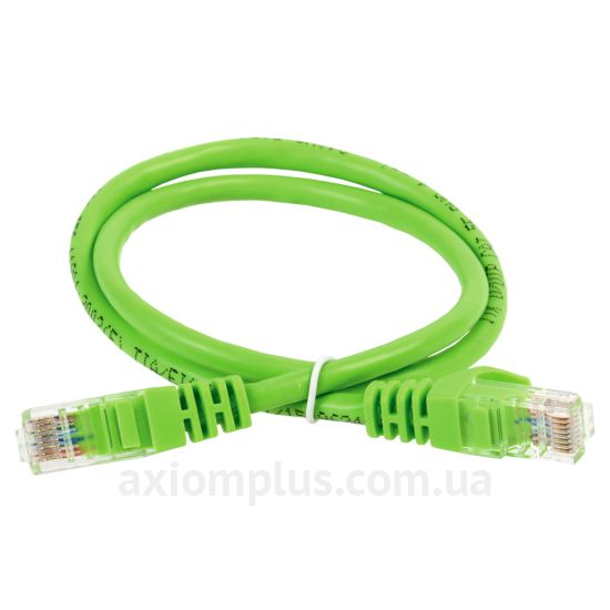 ITK (PC02-C5EU-1M) - RJ-45 UTP cat.5e PVC 1м зеленый патч корд - фото