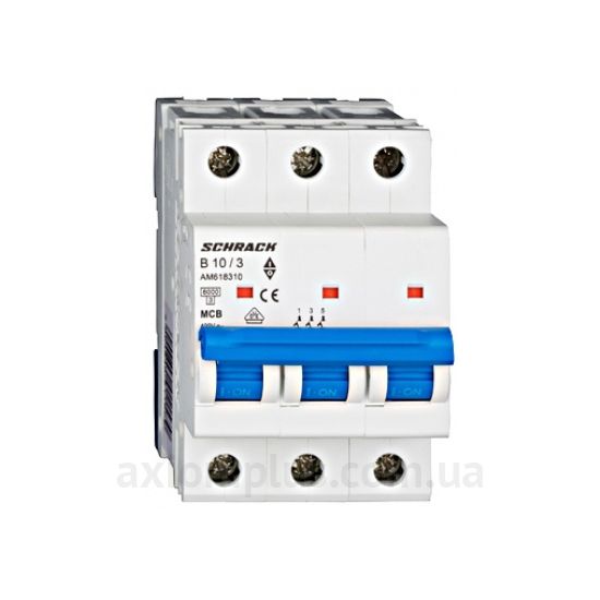 Изображение Schrack Technik 6кА 3P 10А х-ка B (AM618310--)