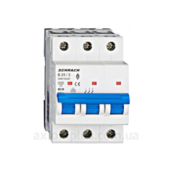Изображение Schrack Technik 6кА 3P 25А х-ка B (AM618325--)