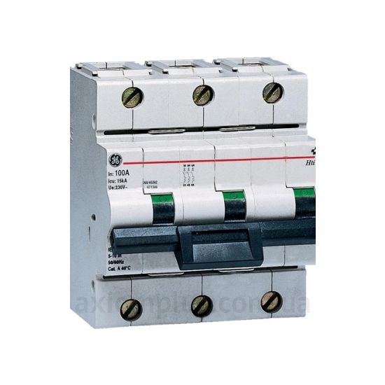 Изображение General Electric Hti 103 3P 125A D 7,5kA (671566)