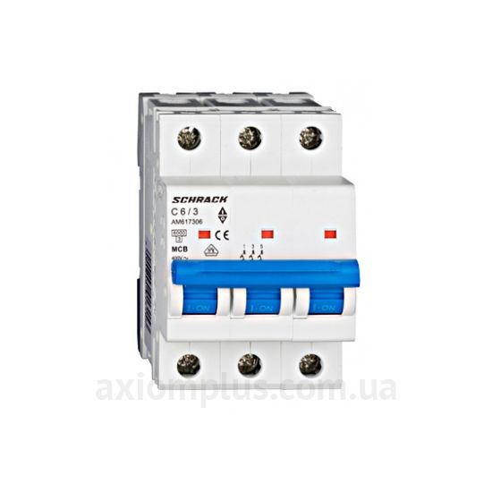 Изображение Schrack Technik 6кА 3P 6А х-ка C (AM617306--)