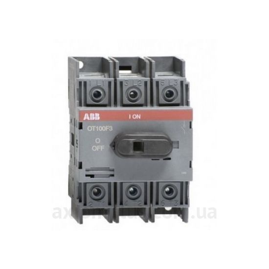 Модульный разрывной 3P выключатель нагрузки 0-1 на 100А ABB 1SCA105004R1001