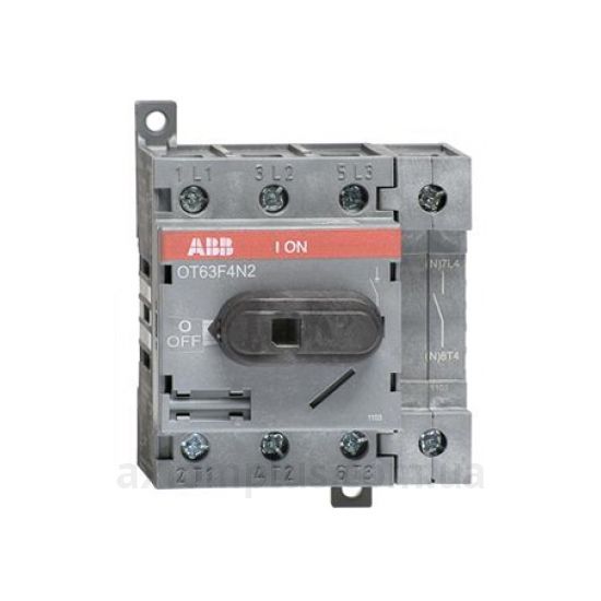 Модульный разрывной 4P выключатель нагрузки 0-1 на 63А ABB 1SCA105365R1001