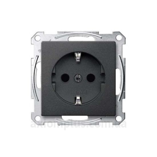Фото Schneider Electric серии Merten System M-Elegance, Merten System M-Plan, Merten System M-Pure, Merten System M-Pure Decor MTN2300-0414 цвета антрацит