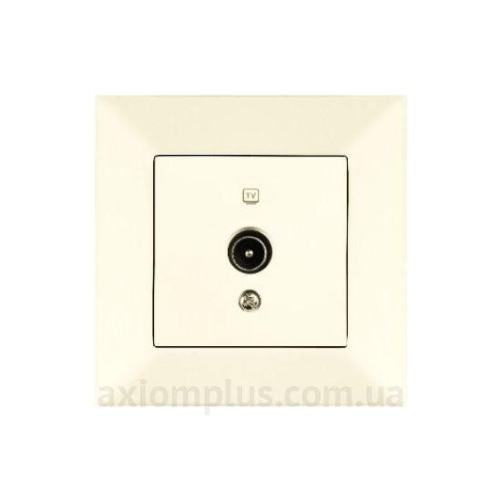 Зображення Viko серії Meridian 90970210-WH кремового кольору