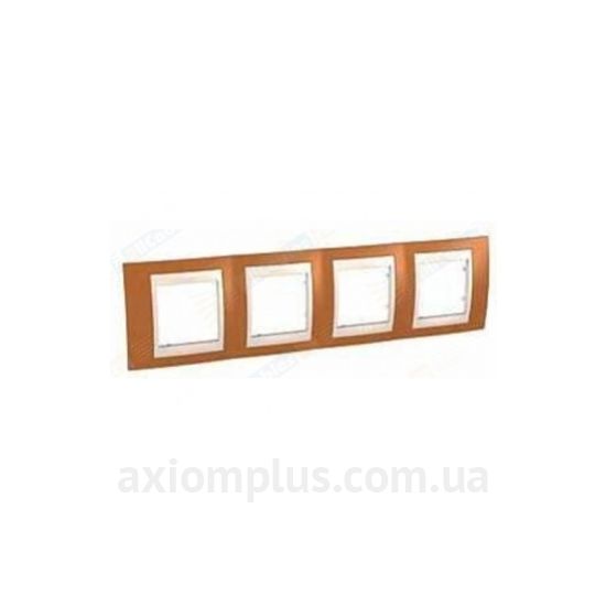 Фото Schneider Electric серии Unica Plus MGU6.008.569 оранжевого цвета