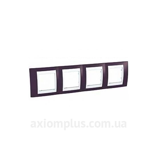 Фото Schneider Electric з серії Unica Plus MGU6.008.872 гранатового кольору