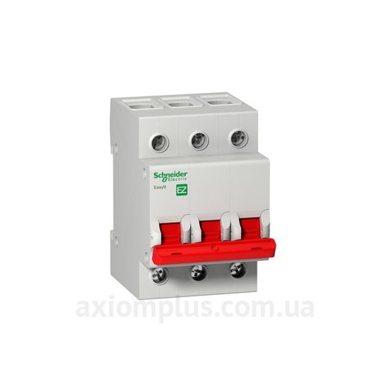 Модульний рубильник 3P вимикач навантаження 0-1 на 80А Schneider Electric EZ9S16380