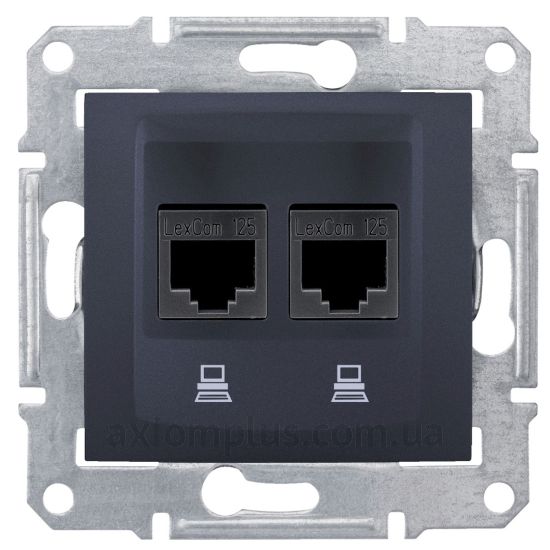 Фото Schneider Electric серии Sedna SDN4400170 цвета графит