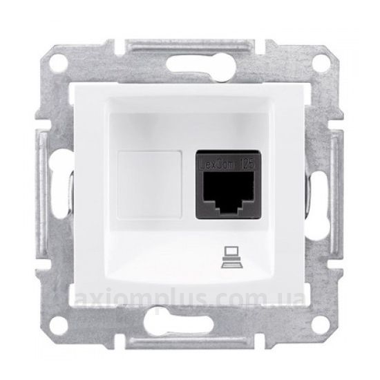 Фото Schneider Electric серії Sedna SDN4300121 білого кольору