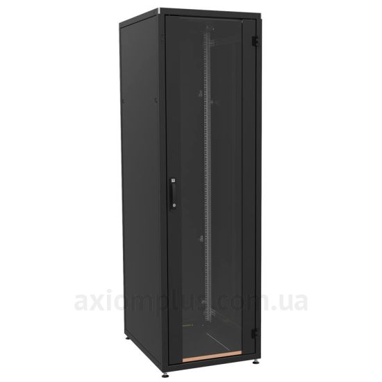 Чорний серверний шкаф Zpas 42U фото IT-426080-69AA-2-161-FP