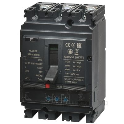 Электроавтомат ETI NBS-E 100/3H 100A 3P (4673045) в интернет магазине ...