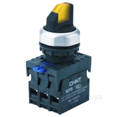 Переключатель Chint NP8-11XD/225 1NO+1NC AC 110В-230В 2 положения с ...