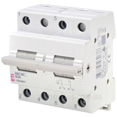 Переключатель нагрузки ETI SSQ 263 "1-0-2", 2p 63A в интернет магазине ...