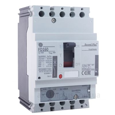 Электроавтомат General Electric FD160 80А (433663) в интернет магазине ...