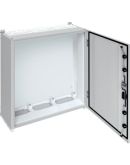 Трехсекционный шкаф Hager FR63S Univers IP55/II 950x800x275мм (серый)