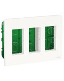 Вбудована коробка Schneider Electric NU173418 Unica System+ 3х2 (білий)