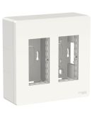 Накладна коробка Schneider Electric NU122418 Unica System+ 2х2 (білий)