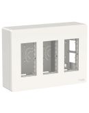 Накладна коробка Schneider Electric NU123418 Unica System+ 3х2 (білий)