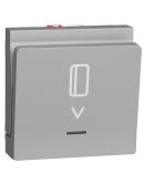Карточный выключатель Schneider Electric NU328330 с подсветкой 10А 2М (алюминий)