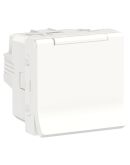 Розетка Schneider Electric NU303718TA (винтовой зажим) 16А (белая)