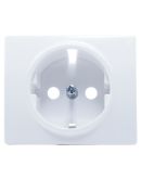 Центральная панель розетки Siemens Iris 18724 2P+Z (белоснежный)