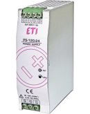 Джерело живлення ETI 004656682 PS-120-24 (Вхід: 100-240V AC/140-340V DC; Вихід: 24-28V DC/120W/5A)