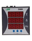 Щитовой анализатор параметров электросети F&F DMM-3T 100-265В AC