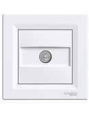 Проходная TV розетка (4 dB) Schneider Electric Asfora EPH3200221 (белая)