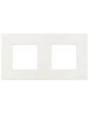 Двухместная рамка ABB Zenit 2CLA227210N1101 N2272.1 BL (белый)