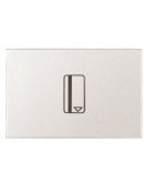 Однокнопковий картковий вимикач ABB Zenit 2CLA221410N1101 N2214.1 BL (білий)