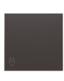 Центральная плата розетки ABB Sky 2CLA858810A1501 8588.1 NS с крышкой (черный бархат)