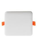 Квадратный влагостойкий светильник Kanlux Arel LED DL 6W-WW 3000К (29583) белый