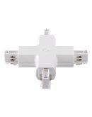 Крестовый соединитель шинопровода KANLUX TEAR PR-X-WH (22591) для рельсовой системы светильников