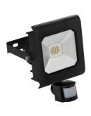 Светодиодный прожектор KANLUX ANTRA LED10W-NW-SE B (25701) с датчиком движения черный