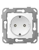 Механизм Schuko розетки Plank Electrotechnic Classic/Nordic (PLK0511031) без шторки (белый)