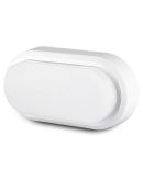 Фасадный LED светильник V-TAC Rectangle Oval Dome SKU-1313 8Вт 230В 6400К IP54 (белый) 3800157620314