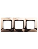 Потрійна металева рамка Kontakt Simon Simon 54 Premium DR3/66 (золото)