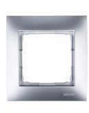 Одинарная рамка Kontakt Simon Simon 54 Premium DR1/43 (серебро)